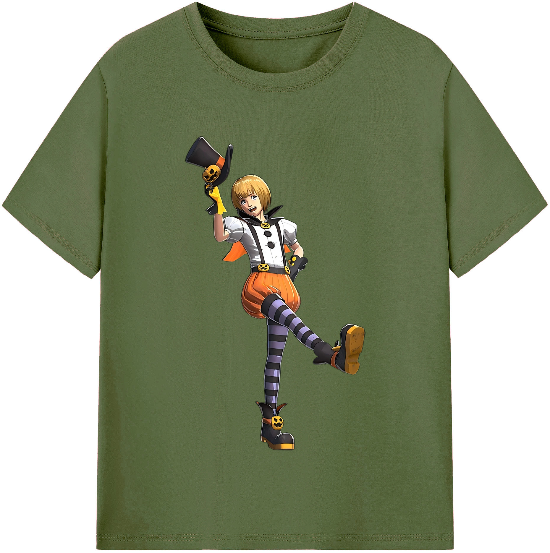 （画像用） 進撃の巨人 アルミン·アルレルト Attack on Titan Armin Arlert 綿100％半袖Tシャツ（フロントプリント）